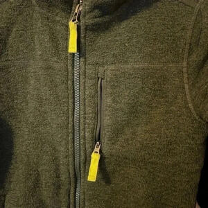 32 Heat Jacket Boys Small  7/8 Long Sleeve Sherpa Fleece Zip Up GUC